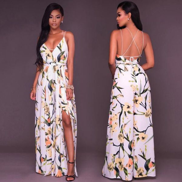women's jumpsuits & rompers mayfull fashion women loose print full length sash jumpsuit ladies split wide leg backless pants brand, Black;white
women's jumpsuits & rompers mayfull fashion women loose print full length sash jumpsuit ladies split wide leg backless pants brand, Black;white