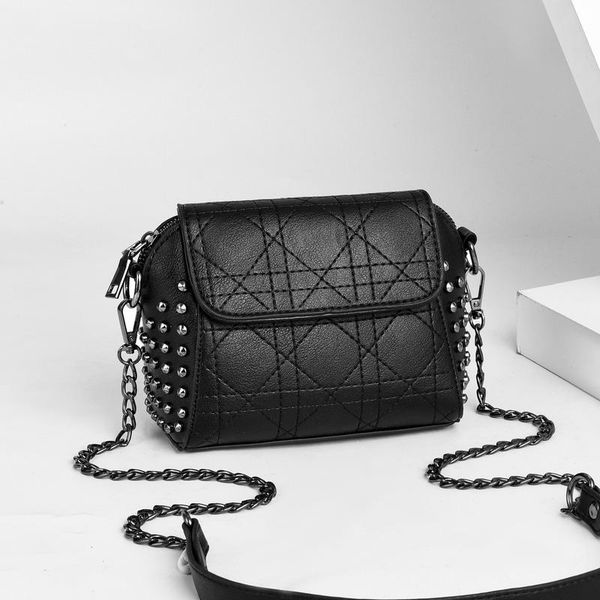 evening bags 2021 fashion simple and versatile rivet ladies one-shoulder diagonal chain bag purses handbags luxury designer sac luxe
evening bags 2021 fashion simple and versatile rivet ladies one-shoulder diagonal chain bag purses handbags luxury designer sac luxe