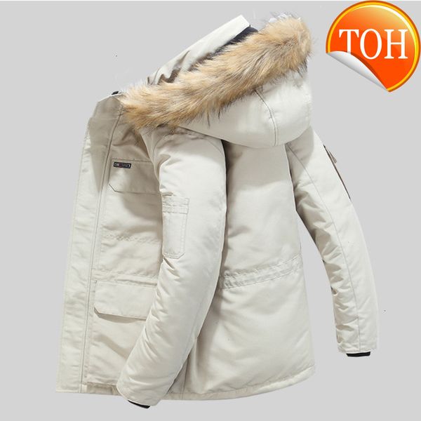 jacket winter down new mens coat fashion hooded collar with fur windbreaker keep warm thicken men clothing plus size m-6xl, Black
jacket winter down new mens coat fashion hooded collar with fur windbreaker keep warm thicken men clothing plus size m-6xl, Black