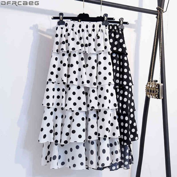 casual dresses summer women skirt high waist elastic polka dot ladies skirts layered pleated ruffles jupe femme plus size black wh, Black;gray
casual dresses summer women skirt high waist elastic polka dot ladies skirts layered pleated ruffles jupe femme plus size black wh, Black;gray