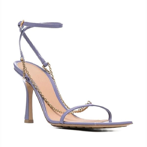 dress shoes stylesowner wedding party womans real leather stiletto sandals sheepskin metal chain designer mature high heel, Black
dress shoes stylesowner wedding party womans real leather stiletto sandals sheepskin metal chain designer mature high heel, Black