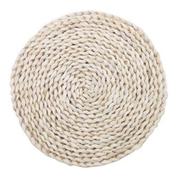 table runner dining mat corn woven heat insulation pot holder round coasters coffee drink tea cup placemats 1pcs
table runner dining mat corn woven heat insulation pot holder round coasters coffee drink tea cup placemats 1pcs