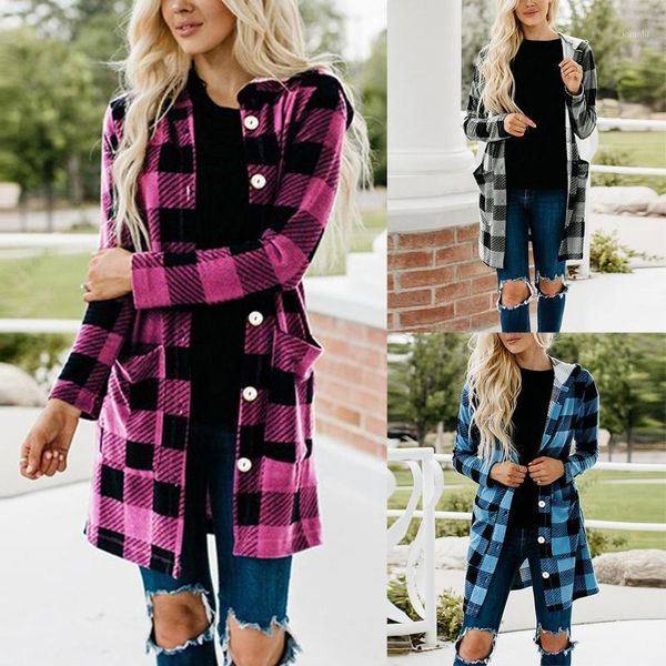 women's jackets 2021 winter checked women jacket turn down overcoat thin plaid outwear lon coat oversize retro female streetwear shirt, Black;brown
women's jackets 2021 winter checked women jacket turn down overcoat thin plaid outwear lon coat oversize retro female streetwear shirt, Black;brown