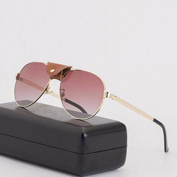 sunglasses leather pilot for men women one piece steampunk sun glasses vintage round shades goggle oculos uv400, White;black
sunglasses leather pilot for men women one piece steampunk sun glasses vintage round shades goggle oculos uv400, White;black