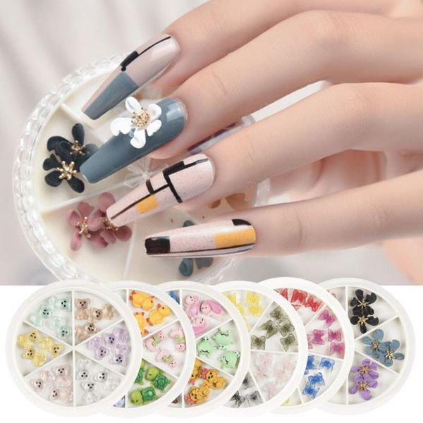 nail art decorations 1 box 3d jewelry decoration bowknot bear cartoon lovely animal flowers design diy ornaments, Silver;gold
nail art decorations 1 box 3d jewelry decoration bowknot bear cartoon lovely animal flowers design diy ornaments, Silver;gold
