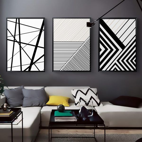 paintings modern black white geometric lines canvas painting wall art picture posters and prints gallery living room home decor
paintings modern black white geometric lines canvas painting wall art picture posters and prints gallery living room home decor