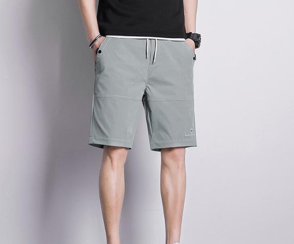 men's shorts 2021 summer casual pants youth loose tight waist five-point breeches, White;black
men's shorts 2021 summer casual pants youth loose tight waist five-point breeches, White;black