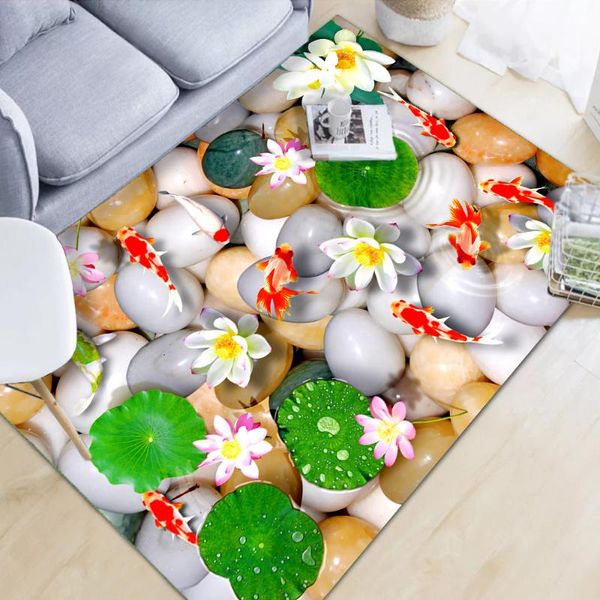 carpets underwater world lotus leaf pond goldfish modern washable rectangular mats entrance doormats kitchen carpet 40*60cm bath mat
carpets underwater world lotus leaf pond goldfish modern washable rectangular mats entrance doormats kitchen carpet 40*60cm bath mat