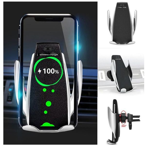 auto clamp car wireless charger 10w fast quick infrared sensor phone holder qi charging receiver patch cell mounts & holders
auto clamp car wireless charger 10w fast quick infrared sensor phone holder qi charging receiver patch cell mounts & holders