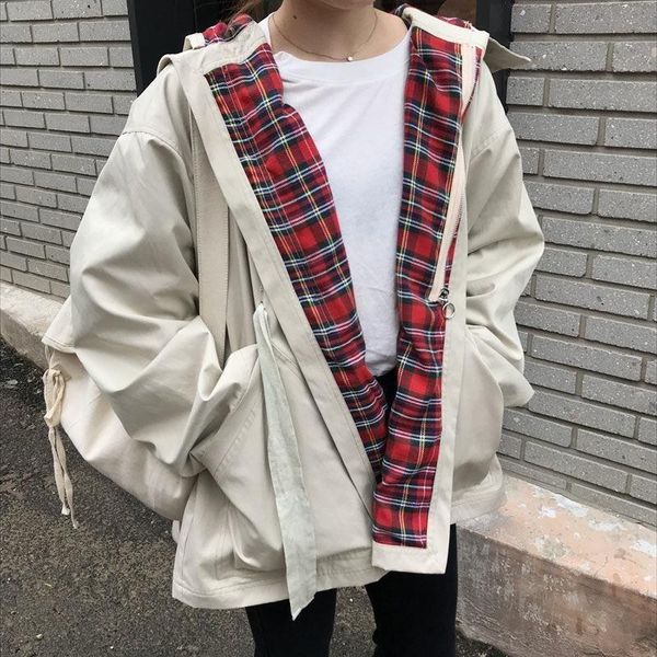 women's jackets 2021 spring autumn retro windbreaker coat korean fashion long jacket harajuku streetwear gothic tunic, Black;brown
women's jackets 2021 spring autumn retro windbreaker coat korean fashion long jacket harajuku streetwear gothic tunic, Black;brown