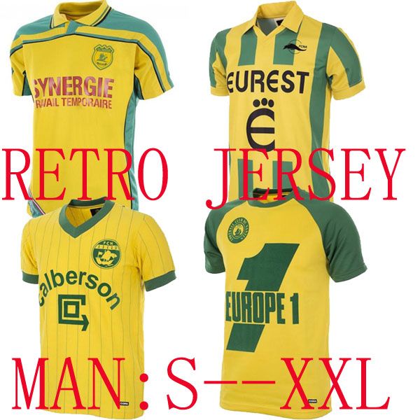 FC Nantes RETRO SOCCER JERSEYS 1978 1979 1982 1983 Carriére 1994 1995 2000 2001 97 99 82 83 94 95 00 01 MARLEY 10 MICHEL 5 MOLDOVAN 9 MONTER, Black;yellow
FC Nantes RETRO SOCCER JERSEYS 1978 1979 1982 1983 Carriére 1994 1995 2000 2001 97 99 82 83 94 95 00 01 MARLEY 10 MICHEL 5 MOLDOVAN 9 MONTER, Black;yellow