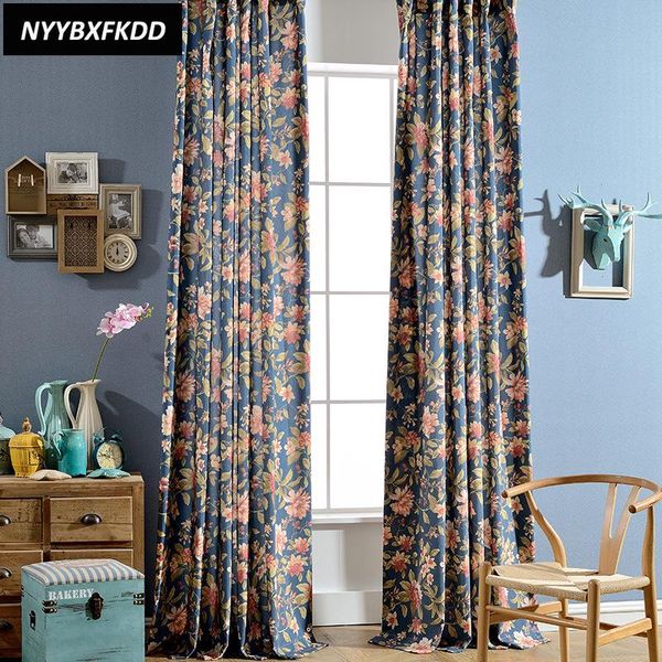 curtain & drapes dark color modern curtains for living dining bedroom american pastoral garden polyester-cotton printed blackout
curtain & drapes dark color modern curtains for living dining bedroom american pastoral garden polyester-cotton printed blackout