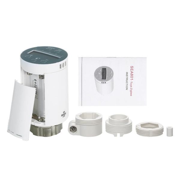 smart home control sea801-zigbee heating radiator thermostat compatible with amazon alexa google thermostatic temperature controller
smart home control sea801-zigbee heating radiator thermostat compatible with amazon alexa google thermostatic temperature controller