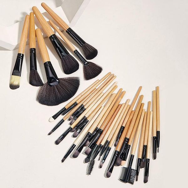 makeup brushes saiantth 32pcs crude wood set eye shadow powder brush eyebrow professional beauty tools for cosmetic artist
makeup brushes saiantth 32pcs crude wood set eye shadow powder brush eyebrow professional beauty tools for cosmetic artist
