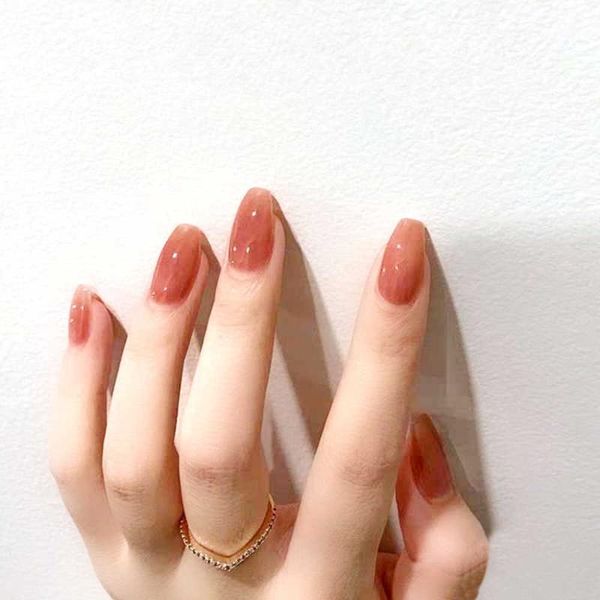 false nails 24pcs solid color jelly pomelo girls ballerina full cover fingernails tips, Red;gold
false nails 24pcs solid color jelly pomelo girls ballerina full cover fingernails tips, Red;gold