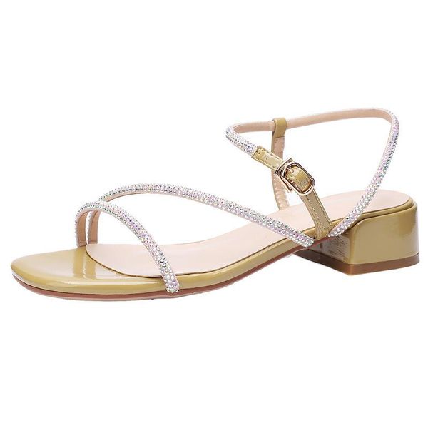 dress shoes women sandals thick high heels gladiator buckle strap fashion rhinestones 3.5cm round toe yellow, Black
dress shoes women sandals thick high heels gladiator buckle strap fashion rhinestones 3.5cm round toe yellow, Black