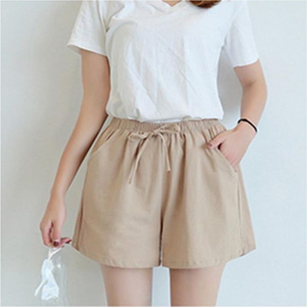 women's shorts 2021 summer casual cotton linen plus size mid waist short fashion woman streetwear pants, White;black
women's shorts 2021 summer casual cotton linen plus size mid waist short fashion woman streetwear pants, White;black