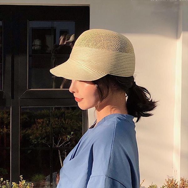 Summer Short Brim Straw Hats Women Outdoor Breathable Sun Hat Casual Wide Equestrian Travel Beach Cap Chapeau, Blue;gray
Summer Short Brim Straw Hats Women Outdoor Breathable Sun Hat Casual Wide Equestrian Travel Beach Cap Chapeau, Blue;gray