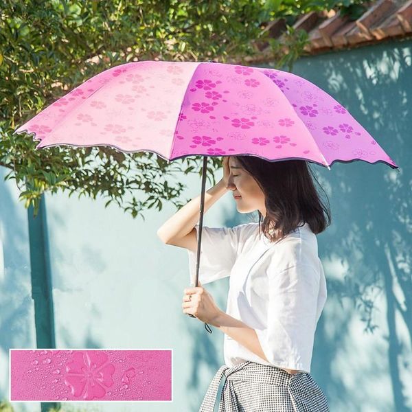 umbrellas creative water flowering women's umbrella sunscreen black coating three-folding anti-uv sun rain girls fold parasol
umbrellas creative water flowering women's umbrella sunscreen black coating three-folding anti-uv sun rain girls fold parasol