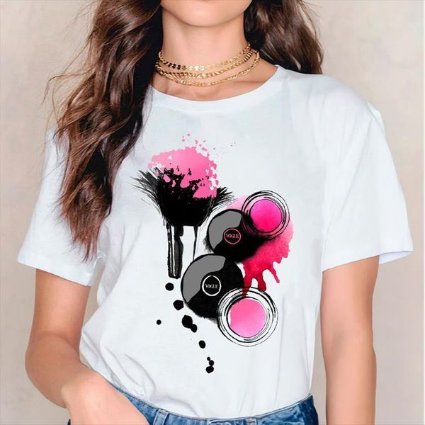 vogue watercolor 3d fashion womens spring summer tshirts clothes ladies graphic female tee clothing, White
vogue watercolor 3d fashion womens spring summer tshirts clothes ladies graphic female tee clothing, White