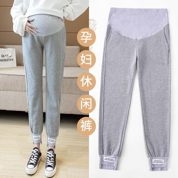 maternity bottoms 01# 2021 autumn fashion cotton pants sports casual elastic waist belly sweatpants clothes for pregnant women pregnancy, White
maternity bottoms 01# 2021 autumn fashion cotton pants sports casual elastic waist belly sweatpants clothes for pregnant women pregnancy, White