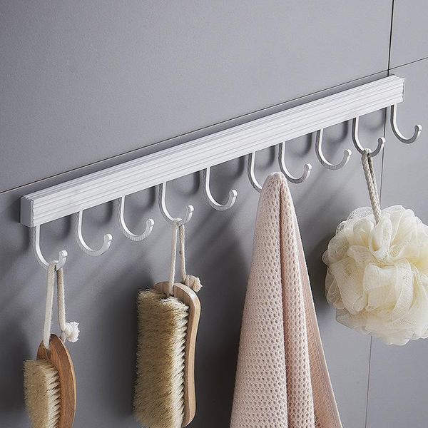 hooks & rails aluminum bathroom hook rack multi-function clothes hats storage portable durable bath brush towel organizer
hooks & rails aluminum bathroom hook rack multi-function clothes hats storage portable durable bath brush towel organizer