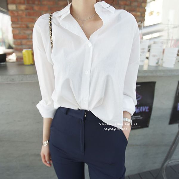 new arrival women solid turn-down collar white shirt batwing sleeve button up long blouse korea style feminina blusa t9o904f
new arrival women solid turn-down collar white shirt batwing sleeve button up long blouse korea style feminina blusa t9o904f