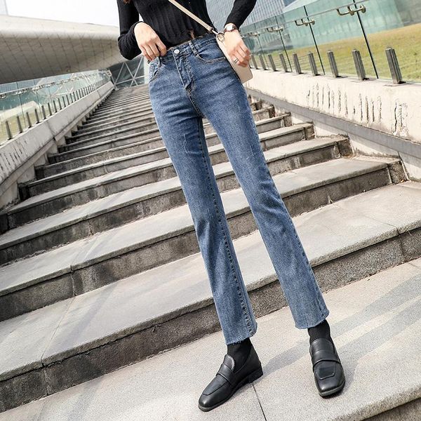women's jeans 2021 spring summer straight slim korean version of the thin elastic stretch retro trend trousers woman, Blue
women's jeans 2021 spring summer straight slim korean version of the thin elastic stretch retro trend trousers woman, Blue
