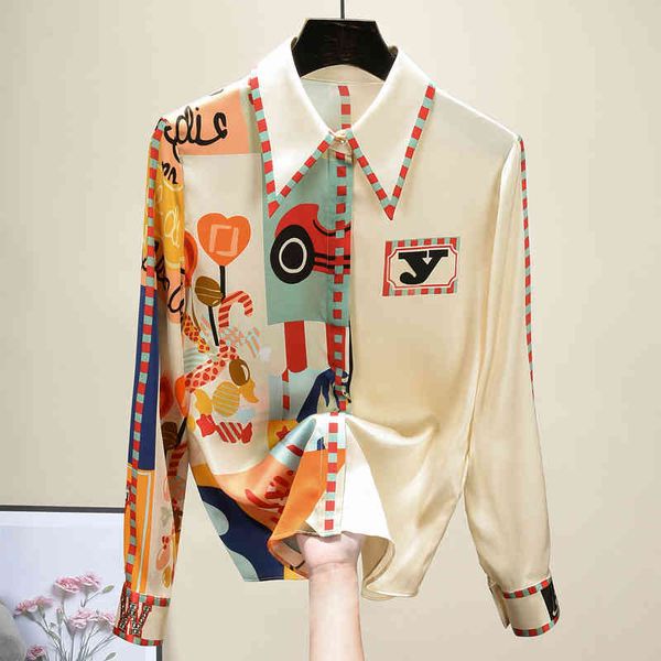 elegant print chiffon blouse women korean long sleeve shirt modis 2021 new arrival, White
elegant print chiffon blouse women korean long sleeve shirt modis 2021 new arrival, White