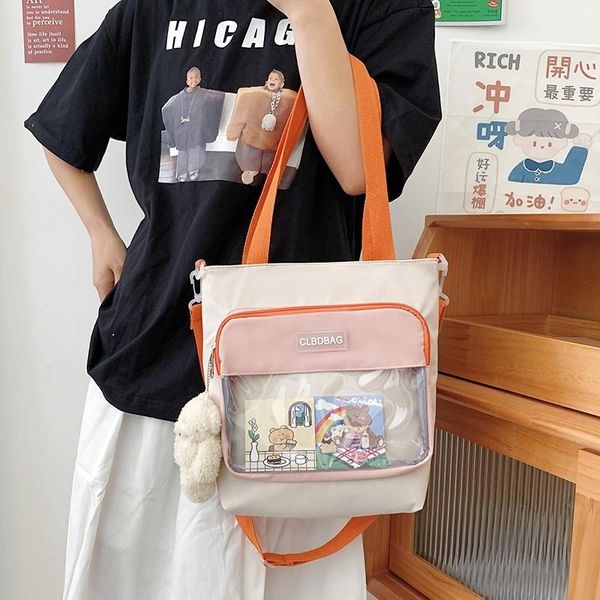 school bags harajuku fashion messenger bag nylon waterproof for girls large capacity and lightweight satchel 2021
school bags harajuku fashion messenger bag nylon waterproof for girls large capacity and lightweight satchel 2021