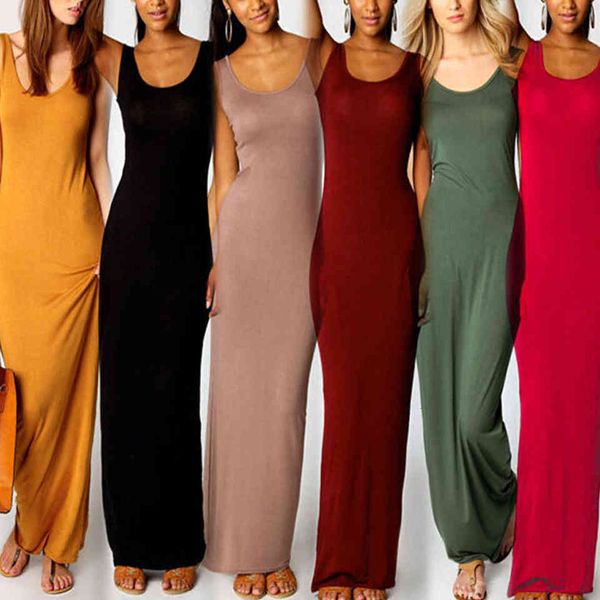 holiday clothes casual long summer dresses with no sleeves bodycon maxi dress spoon basic neck elegant comfortable tank dressed as beach, Black;gray
holiday clothes casual long summer dresses with no sleeves bodycon maxi dress spoon basic neck elegant comfortable tank dressed as beach, Black;gray