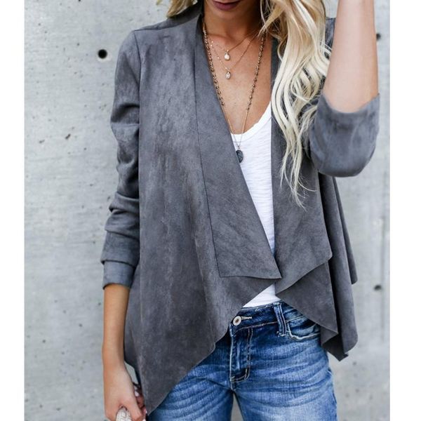 fashion autumn women open stitch coat long sleeve waterfall ladies cardigan suede coats loose asymmetric casual fall jackets women's, Black;brown
fashion autumn women open stitch coat long sleeve waterfall ladies cardigan suede coats loose asymmetric casual fall jackets women's, Black;brown