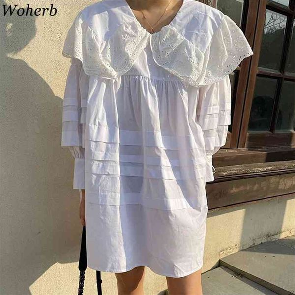 vintage dresses for women spring korean chic lace patchwork dress peter pan collar puff sleeve loose vestidos mujer 210519, Black;gray
vintage dresses for women spring korean chic lace patchwork dress peter pan collar puff sleeve loose vestidos mujer 210519, Black;gray