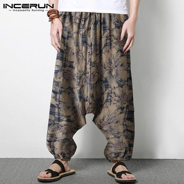 men printed drop crotch pants vintage elastic waist oversized trousers loose baggy pantalones mens streetwear 5xl7 men's, Black
men printed drop crotch pants vintage elastic waist oversized trousers loose baggy pantalones mens streetwear 5xl7 men's, Black