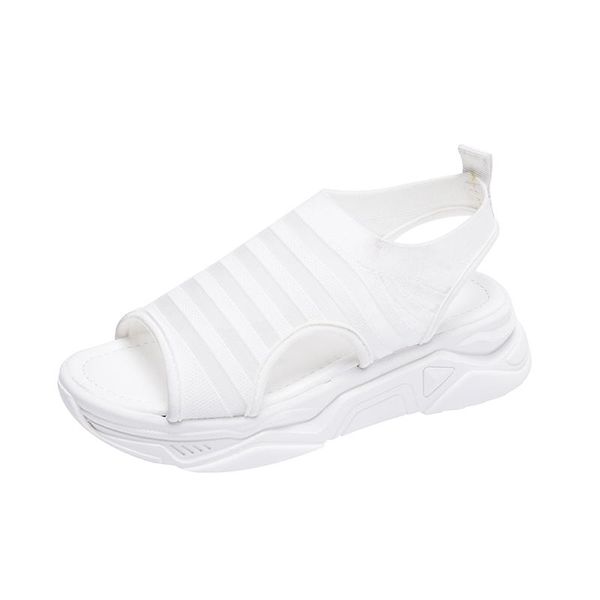 summer women sandals fashion women's wedge slip comfortable elastic band flat size 35-40, Black
summer women sandals fashion women's wedge slip comfortable elastic band flat size 35-40, Black
