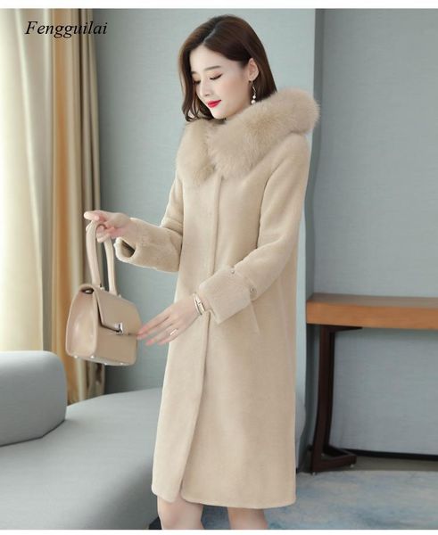 women's fur & faux coat women korean cute winter warm sheep shearing jacket woolen overcoat abrigos mujer invierno, Black
women's fur & faux coat women korean cute winter warm sheep shearing jacket woolen overcoat abrigos mujer invierno, Black
