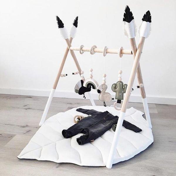 baby gym toy nursery room decor wooden frame rack with pendant infant sensory kids decoration pography props decorative objects & figurines
baby gym toy nursery room decor wooden frame rack with pendant infant sensory kids decoration pography props decorative objects & figurines