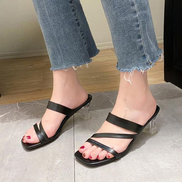 slippers shoes ladies' glitter slides low big size square toe women heels pantofle jelly high 2021 summer fabric basic rubber ro, Black
slippers shoes ladies' glitter slides low big size square toe women heels pantofle jelly high 2021 summer fabric basic rubber ro, Black