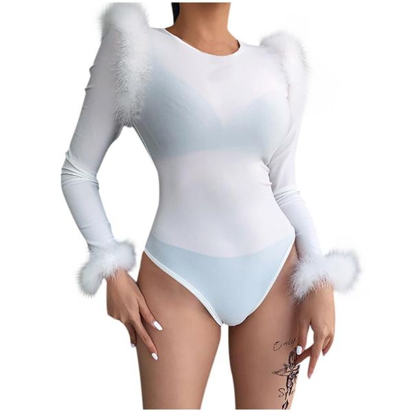 women's jumpsuits & rompers white feather long sleeve bodysuit women bodys spring autumn female elegant o neck slim roupas feminina, Black;white
women's jumpsuits & rompers white feather long sleeve bodysuit women bodys spring autumn female elegant o neck slim roupas feminina, Black;white
