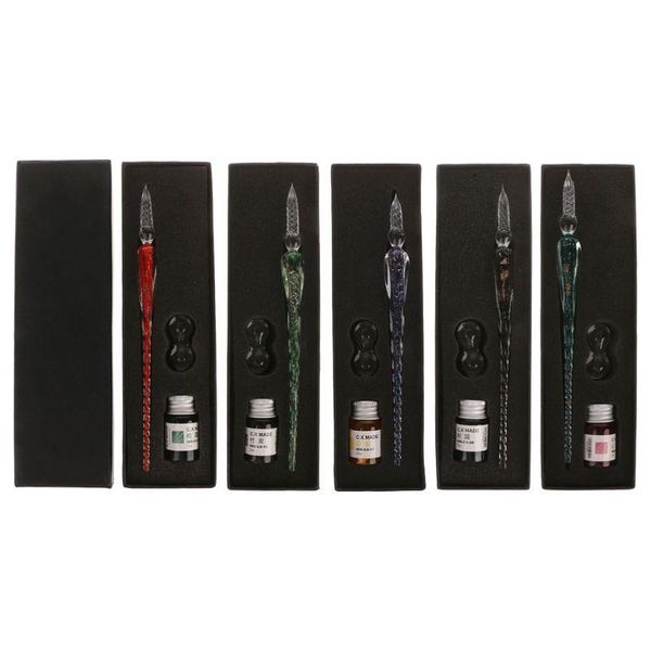 gel pens luminous glass dip fountain pen signature ink business gift office supplies calligraphy
gel pens luminous glass dip fountain pen signature ink business gift office supplies calligraphy