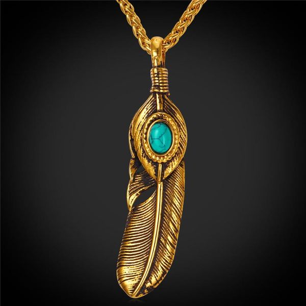 pendant necklaces dream catcher necklace & feather design with blue stone stainless steel gold color bohemian vintage style p147, Silver
pendant necklaces dream catcher necklace & feather design with blue stone stainless steel gold color bohemian vintage style p147, Silver