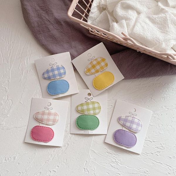 hair accessories 2 pcs korean fashion children's cute lattice fabric water drop bb clip sweet girl baby small oval hairpins, Slivery;white
hair accessories 2 pcs korean fashion children's cute lattice fabric water drop bb clip sweet girl baby small oval hairpins, Slivery;white