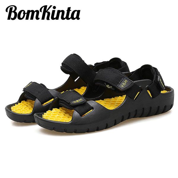 sandals bomkinta roman men's sandal summer wading men shoes lightweight breathable non-slip outdoor beach male, Black
sandals bomkinta roman men's sandal summer wading men shoes lightweight breathable non-slip outdoor beach male, Black
