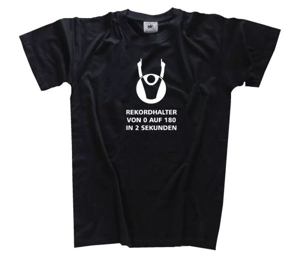 rekordhalter - from 0 on 180 in 2 seconds choleriker rage t-shirt s-xxxl, White;black
rekordhalter - from 0 on 180 in 2 seconds choleriker rage t-shirt s-xxxl, White;black