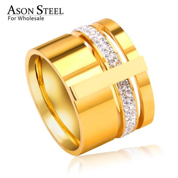 girl women wedding rings stainless steel cubic zirconia stone engagement party mujer wholesale gift cluster, Golden;silver
girl women wedding rings stainless steel cubic zirconia stone engagement party mujer wholesale gift cluster, Golden;silver