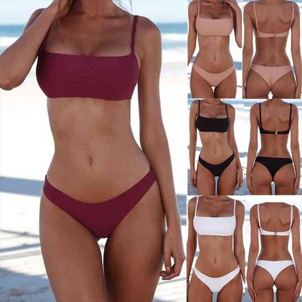 solid push up unpadded brazilian bikini set women vintage swimwear beach suit biquini bathing suits, White;black
solid push up unpadded brazilian bikini set women vintage swimwear beach suit biquini bathing suits, White;black
