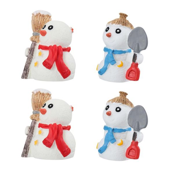 christmas decorations 4 pcs snowman shape ornament micro landscaping deskdecor 
christmas decorations 4 pcs snowman shape ornament micro landscaping deskdecor