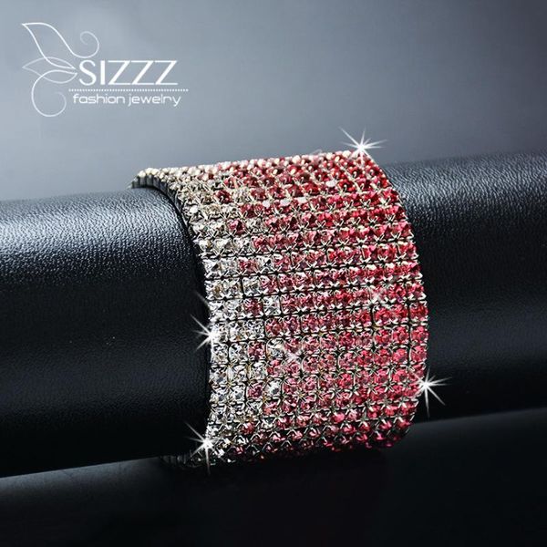 charm bracelets 2021 luxury crystal for women silver color & bangles femme bridal wedding jewelry vintage bracelet, Golden;silver
charm bracelets 2021 luxury crystal for women silver color & bangles femme bridal wedding jewelry vintage bracelet, Golden;silver