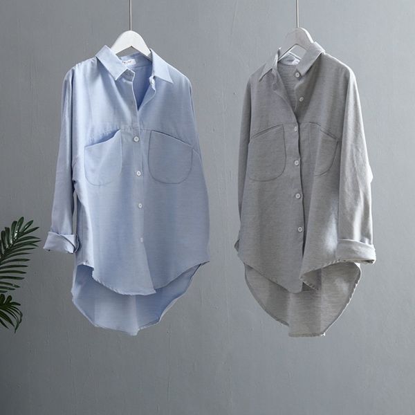 spring women summer blouse korean long sleeve womens and blouses vintage women shirts blusas roupa feminina 210426, White
spring women summer blouse korean long sleeve womens and blouses vintage women shirts blusas roupa feminina 210426, White