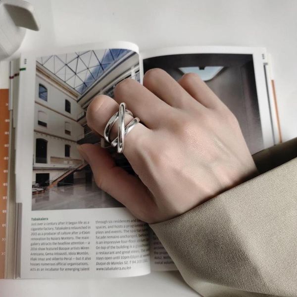 cluster rings louleur 925 sterling silver multi-layers/ rows weave braided open ring fine jewelry twisted cross adjust gift, Golden;silver
cluster rings louleur 925 sterling silver multi-layers/ rows weave braided open ring fine jewelry twisted cross adjust gift, Golden;silver